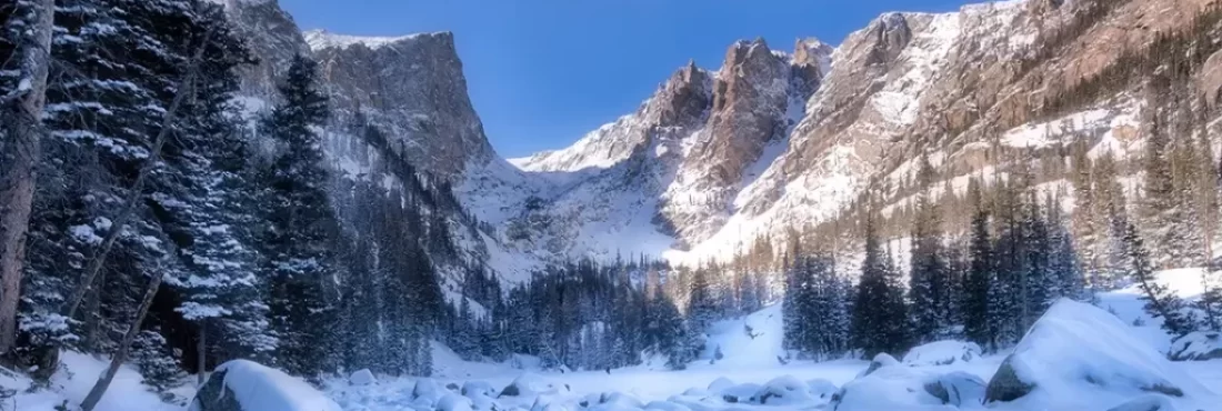 Snowshoeing Rocky Mountain National Park