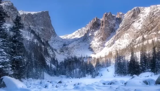 Snowshoeing Rocky Mountain National Park