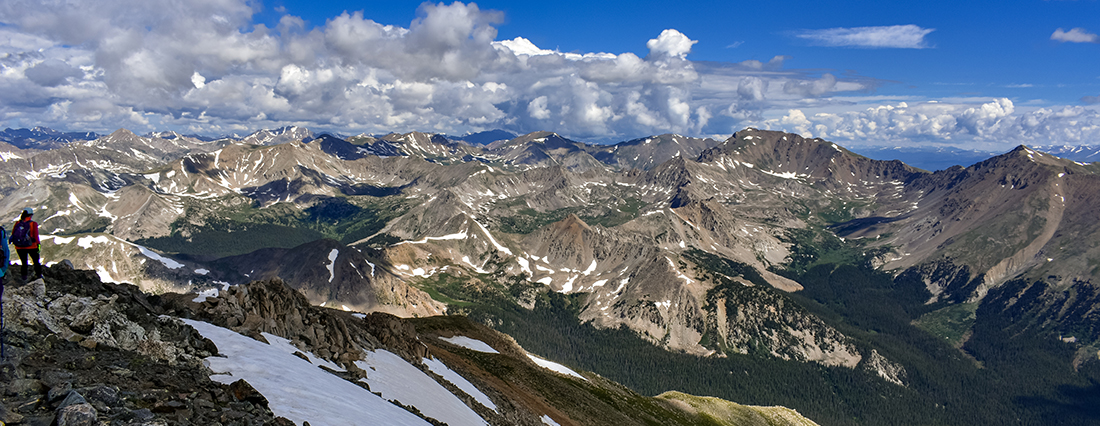 Embark on an adventure hike Mount Yale from Denny Creek Trailhead to Summit and back, discovering breathtaking views and diverse terrains.