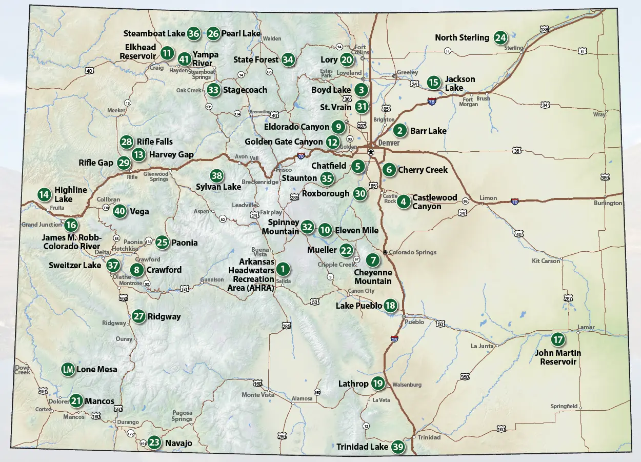 Find your Colorado State Park Get Lost in America