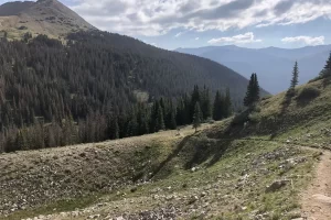 Looking back down as we ascend to Alpine. Get Lost in America