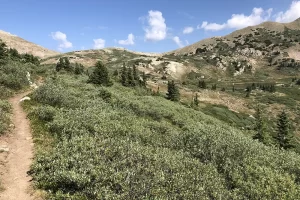 Colorado Trail heading of to Tin Cup Pass and Beyond. Get Lost in America