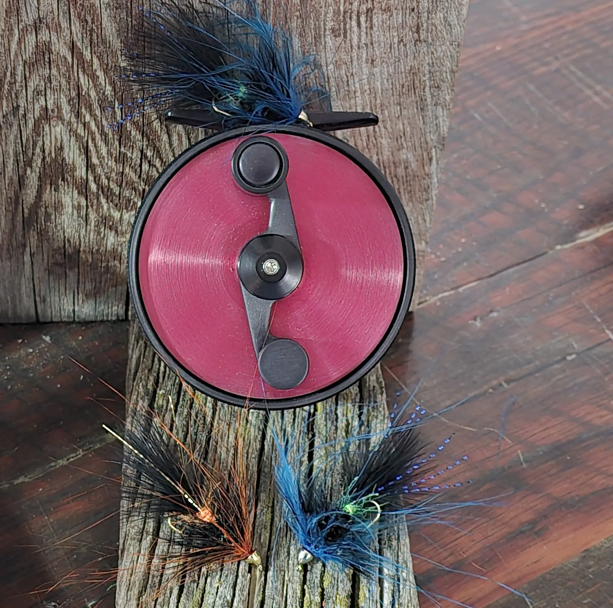 Intruders and a red custom spey reel