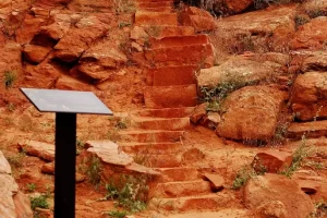 Trail up to Petroglyphs in Dinosaur National Monument. Get Lost in America