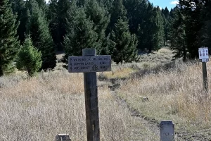 Six miles to connect with the continental divide trail from the Hebgen Lake Recreation Area. Get Lost in America.