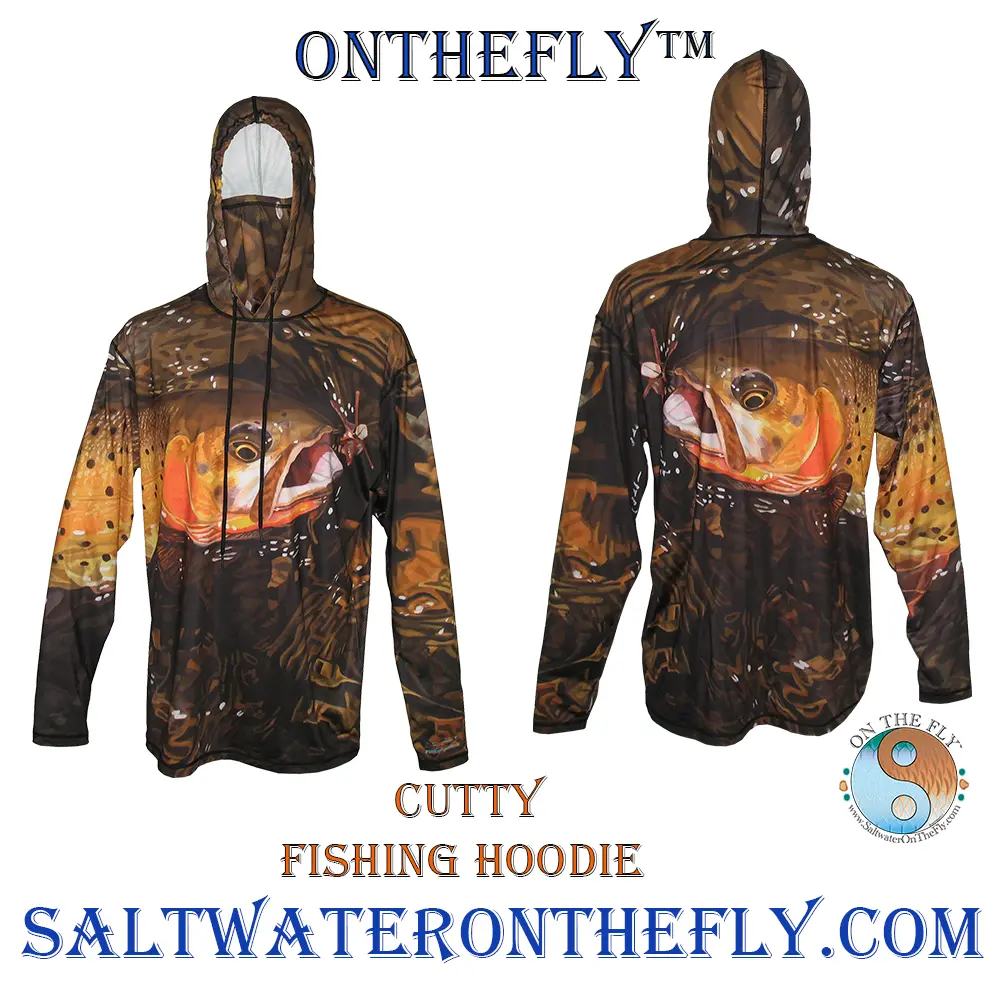 Graphic Cutthroat Hoodie, UPF-50 for Great Days on the Water