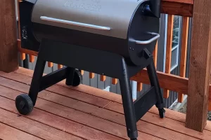 Traeger Grill on Deck, Central Montana Vacation Rental, Get Lost in America