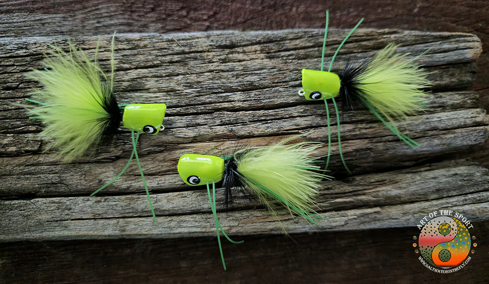 Poppers are great a top water bass pattern. Lots of colors and actions to chose from.