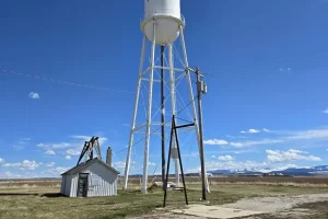 Moore, Montana Water Tower. Get Lost in America