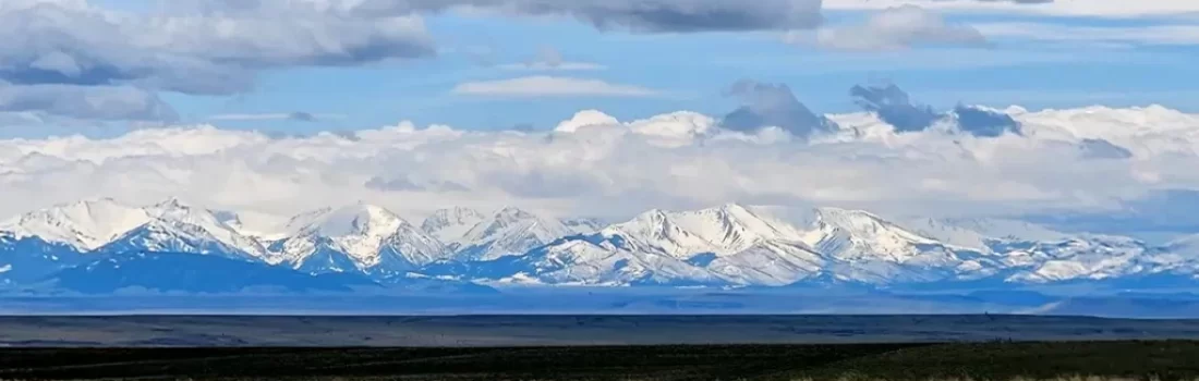 Crazy Mountains from Judith Gap, Montana, Central Montana Vacation Rentals. Get Lost in America