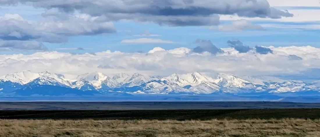 Crazy Mountains Wilderness Montana from Judith Gap, Montana, Central Montana Vacation Rentals. Get Lost in America