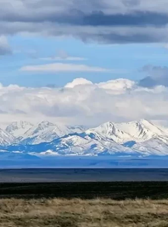 Crazy Mountains Wilderness Montana from Judith Gap, Montana, Central Montana Vacation Rentals. Get Lost in America