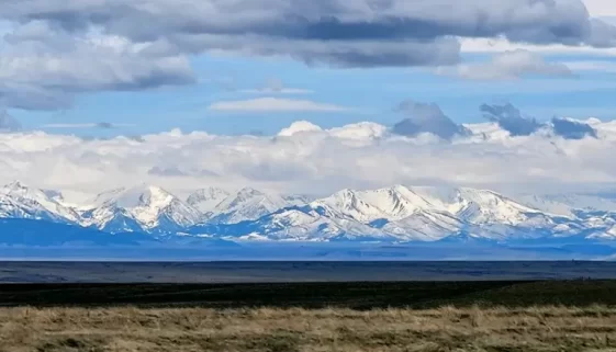 Crazy Mountains Wilderness Montana from Judith Gap, Montana, Central Montana Vacation Rentals. Get Lost in America