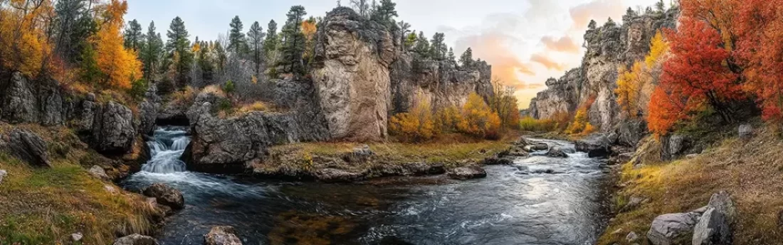 Top places to fly fish South Dakota, from Rapid Creek to Spearfish Canyon. Tips, best flies, regulations, to plan fly fishing adventure. Get Lost in America