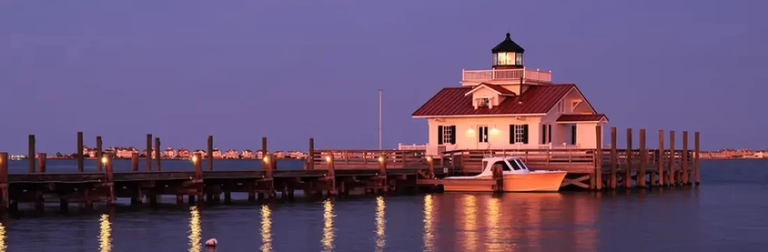 History of Outer Banks and Roanoke Island, from Native American heritage to the Lost Colony and beyond. Do Ghost walk these shores? Get Lost in America