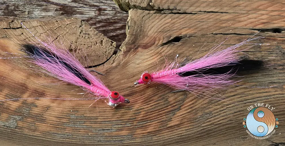 Hot Pink Black Bunny Clouser Minnow