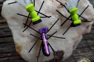 Pink Purple Chartreuse Fat Albert for Yaak River Fly Fishing