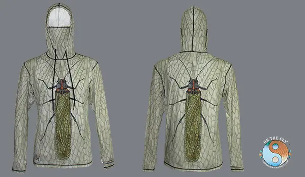 UPF-50 Salmonfly Graphic Hoodie.