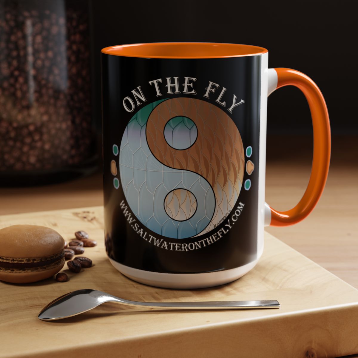 Redfish Tarpon Yin/Yang Mug, Get Your Fish Vibe Going