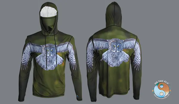 Graphic Hoodie Great Grey Owl