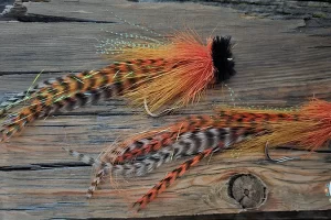 Orange Black Buford Musky Fly