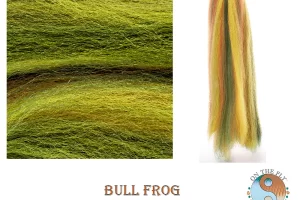 Saltwater on the fly 2 Predator Fibres Bull Frog 1. 3