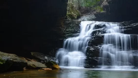 Guide to Alabama's Wilderness Trifecta Cheaha-Dugger Mountain-Sipsey Wilderness backcountry camping hiking trails fly fishing opportunities.