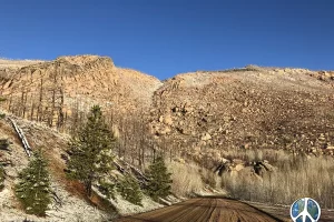 Harmonica Arch Lost Creek Wilderness 12. 3 Winding through Pikes National Forest on a spring morning of light and snow, Get Lost in America.