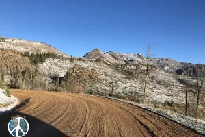 Harmonica Arch Lost Creek Wilderness 17. 3 Seems most of the curves are scenic adventure all there own on the way to Lost Creek Wilderness, Get Lost in America.