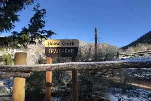 Harmonica Arch Lost Creek Wilderness 21. 3 Arriving at Goose Creek Trailhead, Lost Creek Wilderness, Get Lost in America.