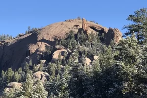 Harmonica Arch Lost Creek Wilderness 44. 3 Good view of Harmonica Arch and Stove Pipe Rock in Lost Creek Wilderness, Get Lost in America.