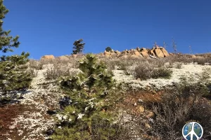 Rock formations along road and through out Lost Creek Wilderness a magical vibration of stillness, a Harmonica Arch Excursion, Get Lost in America.