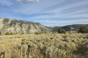 From Gardiner Montana rolling towards Fort Yellowstone.