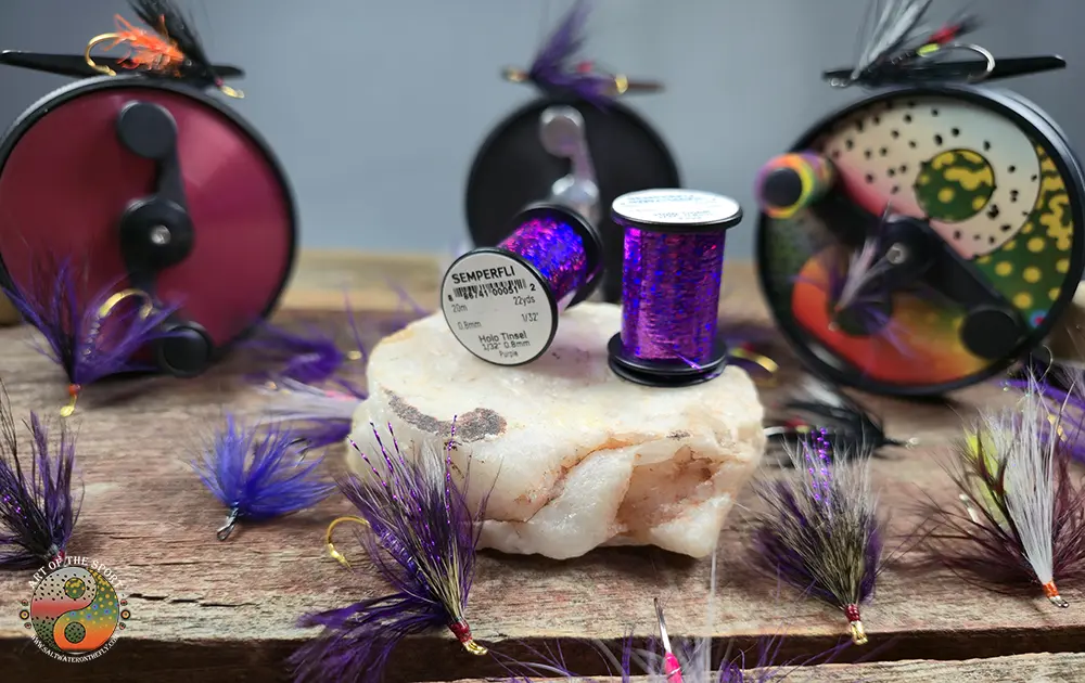 Purple Holographic Tinsel