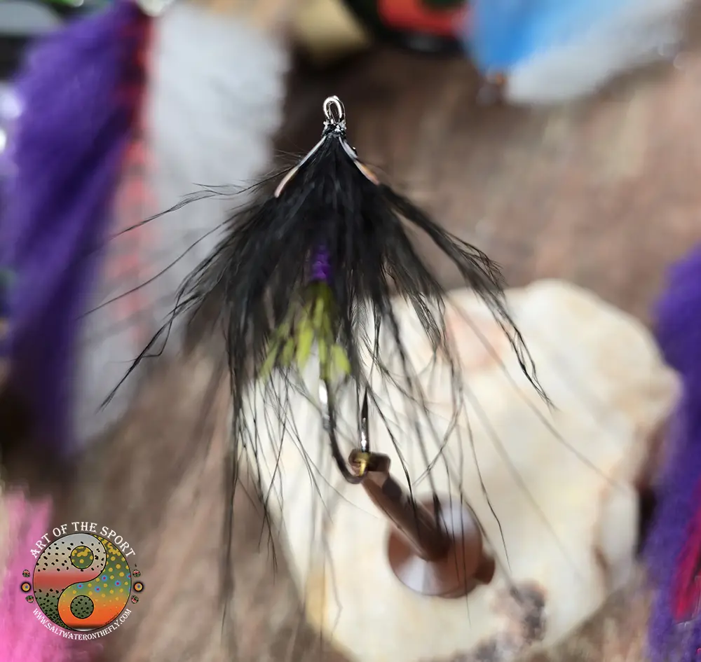 Purple Black Bear Spey