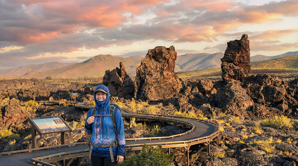 Craters of the Moon National Monument board walk