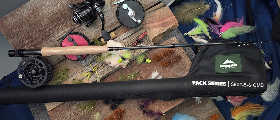 Summit Telescoping Graphic Pack Fly Rod 8 ft. #5-6 1. 3