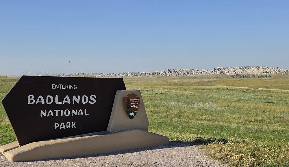 Entering Badlands National Park East Entrance-Get Lost in America